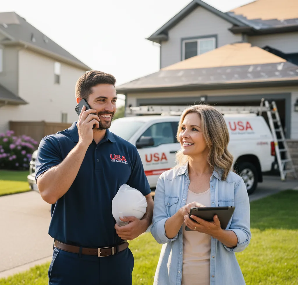 USA Roof Repair Experts customer support in Marcy